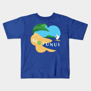 Motunui Travel Sticker Kids T-Shirt